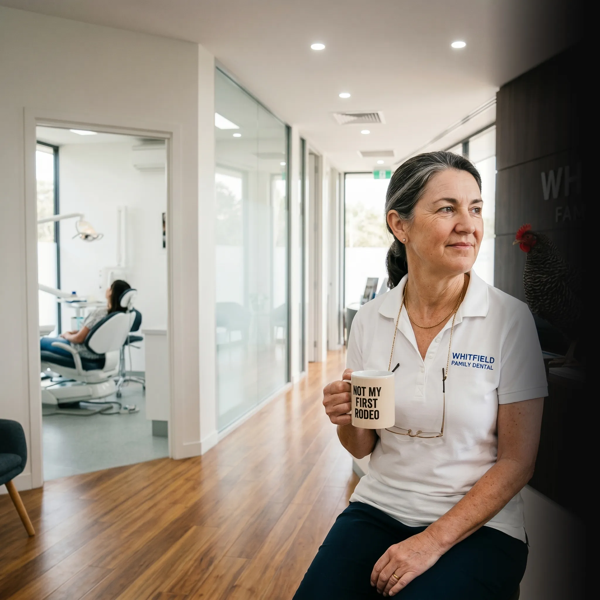 First Coast dental owner with crew working on practice — dental marketing services
